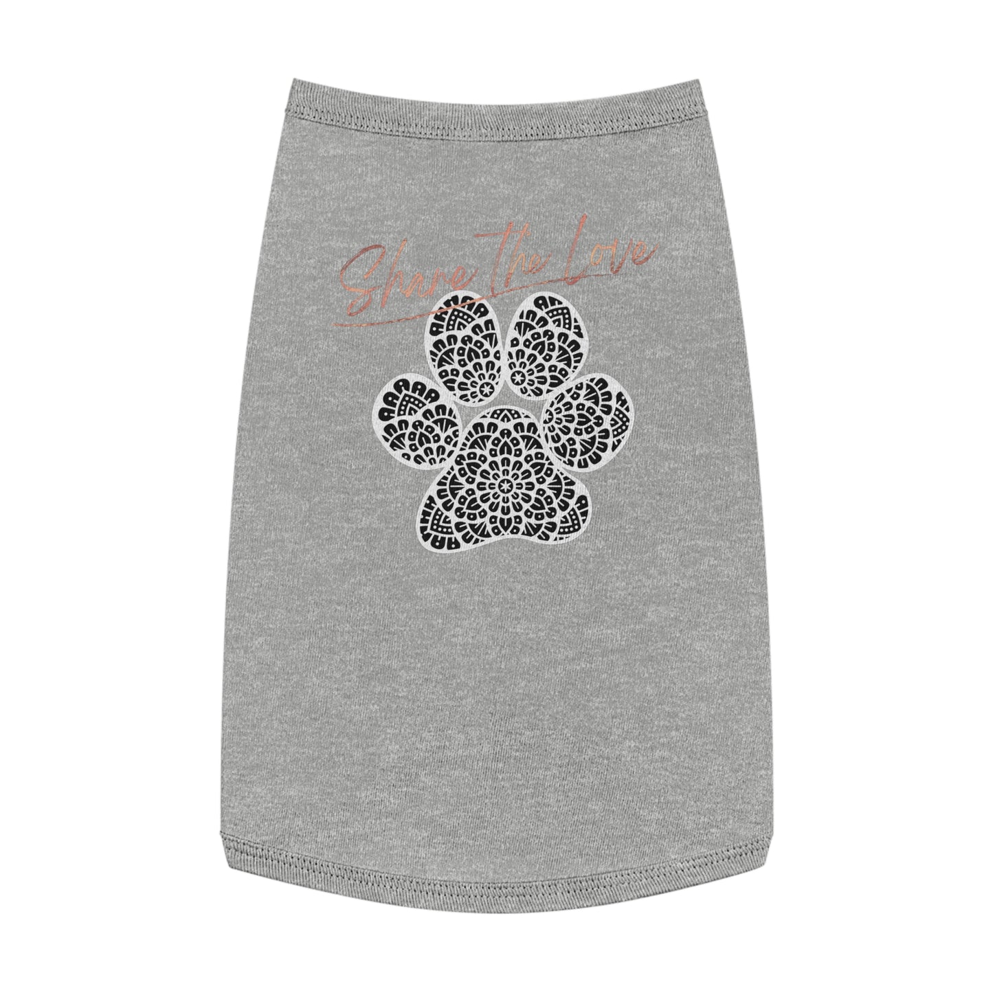 SHARE THE LOVE-PAW-Pet Tank Top