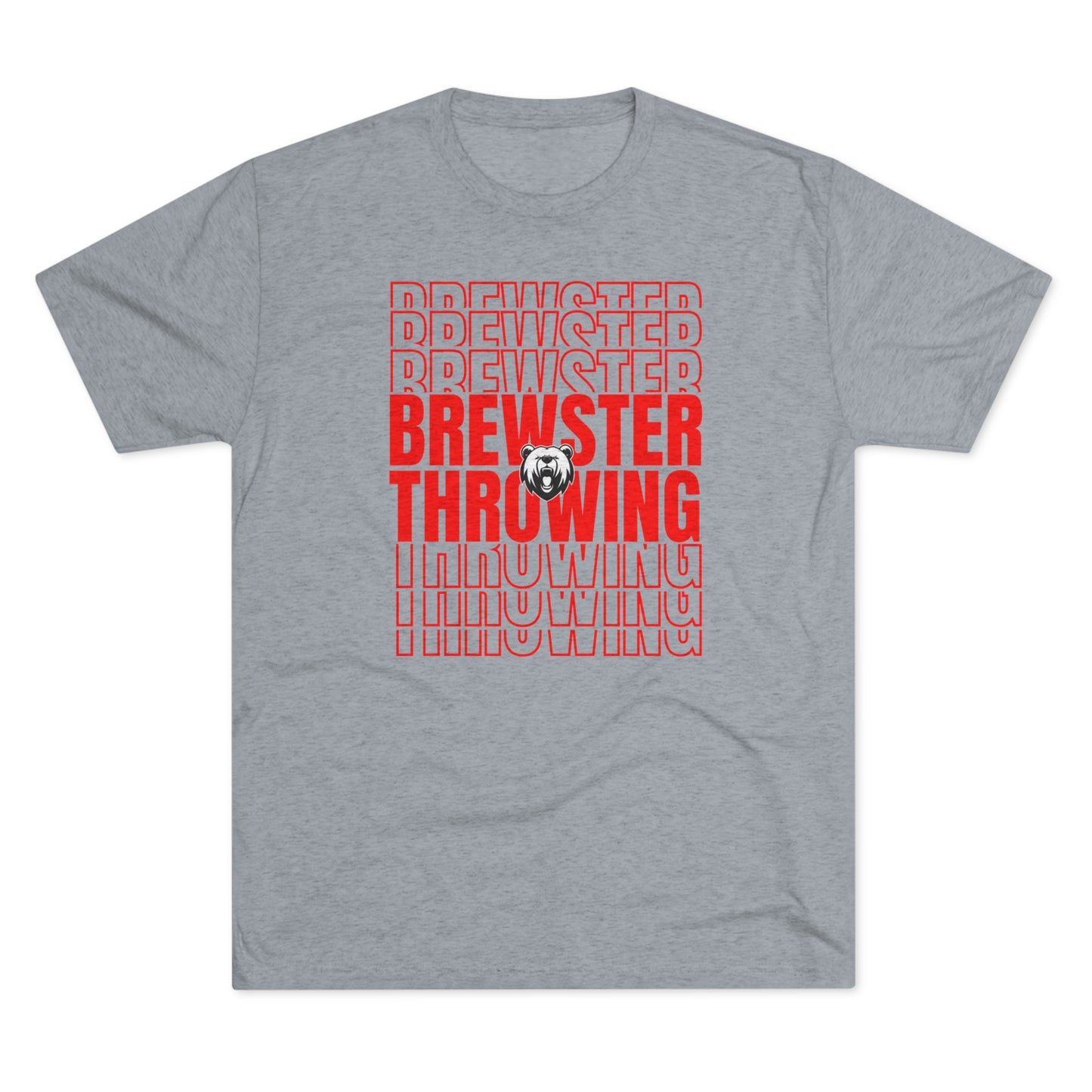 Brewster Throwing-CG4- Unisex Tri-Blend Crew Tee