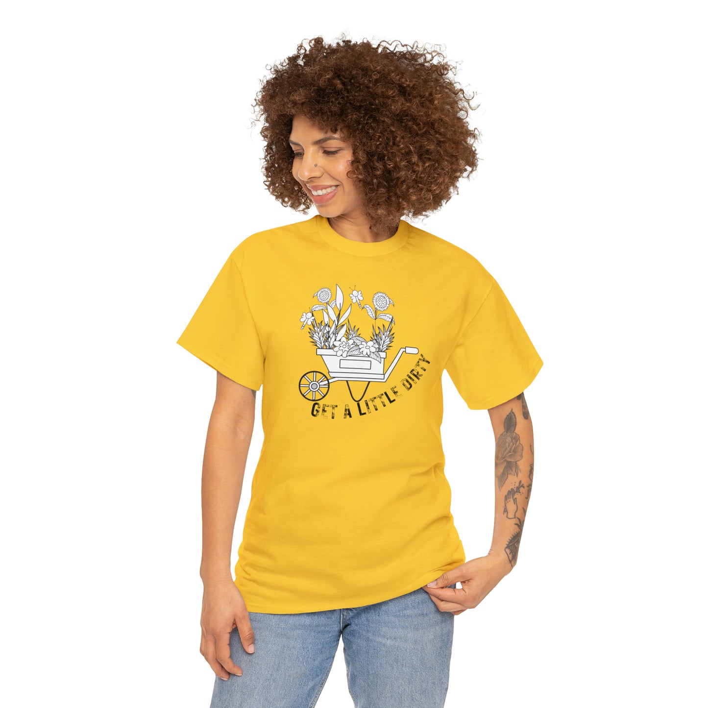 GARDEN GET DIRTY TEE-Unisex Heavy Cotton Tee