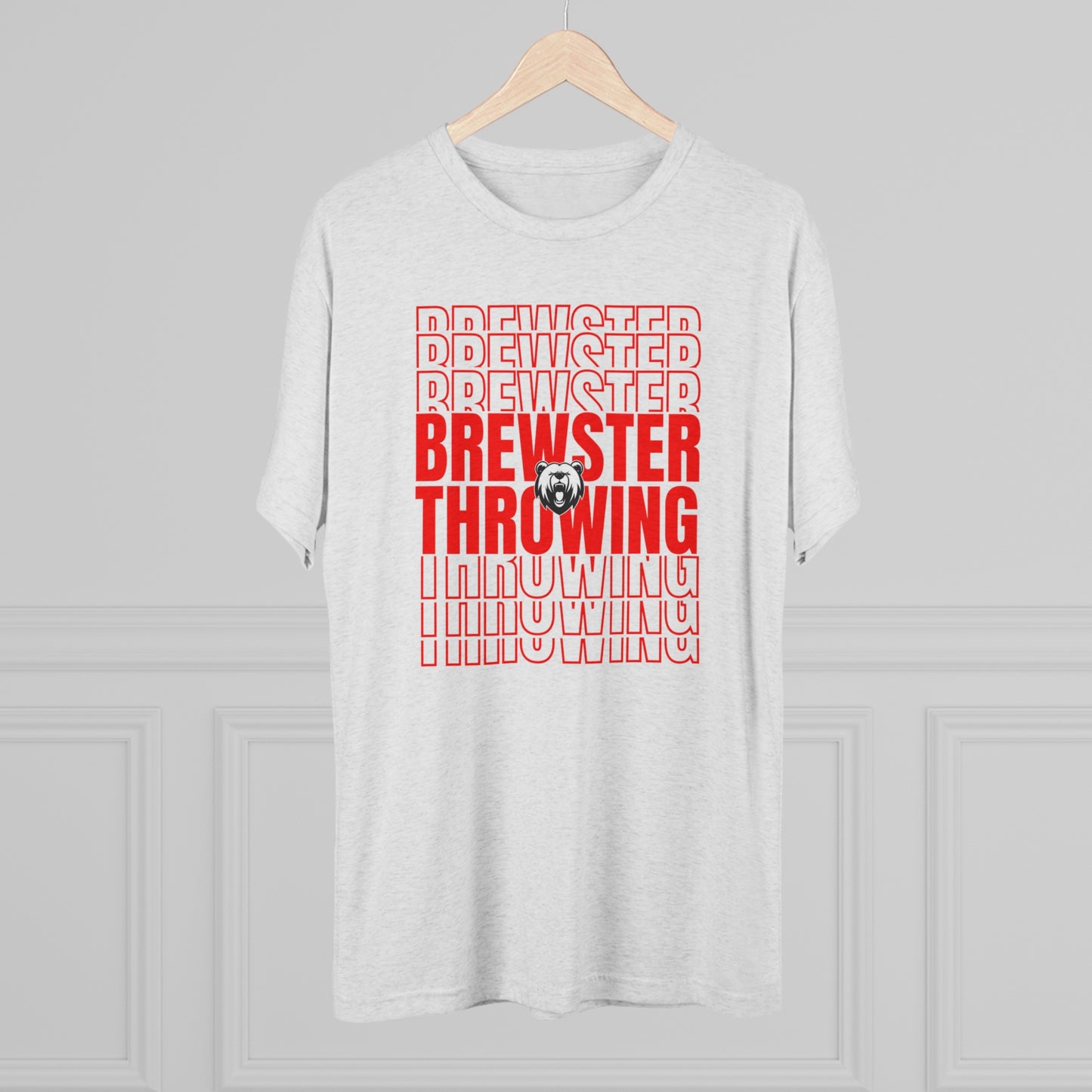 Brewster Throwing-CG4- Unisex Tri-Blend Crew Tee