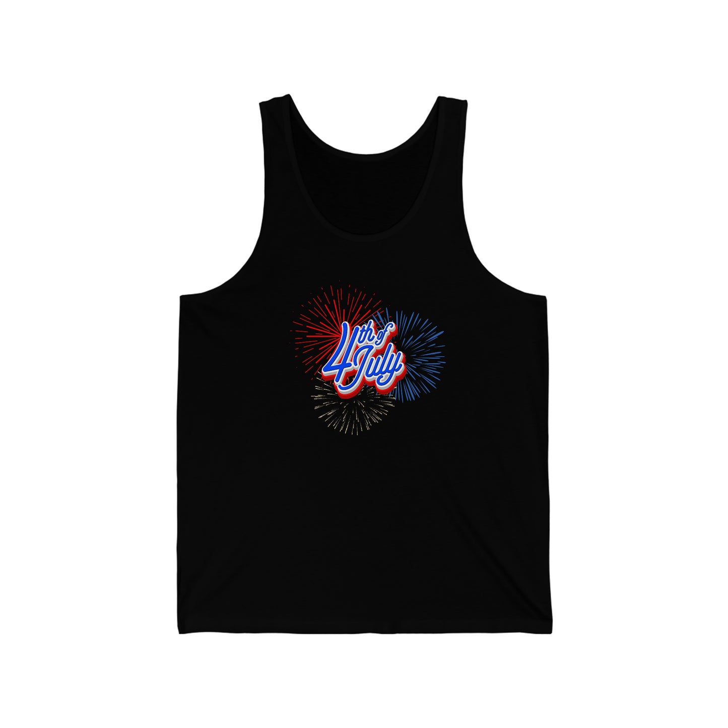 FIREWORKS TANK-Unisex Jersey Tank