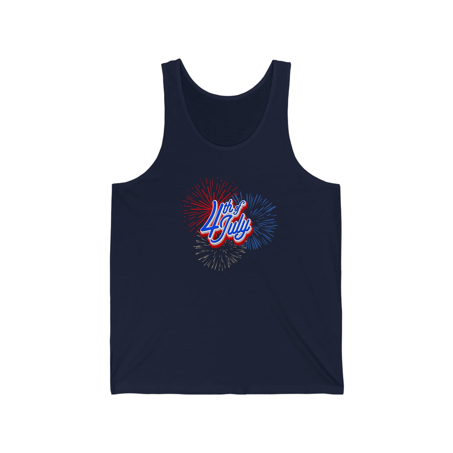 FIREWORKS TANK-Unisex Jersey Tank