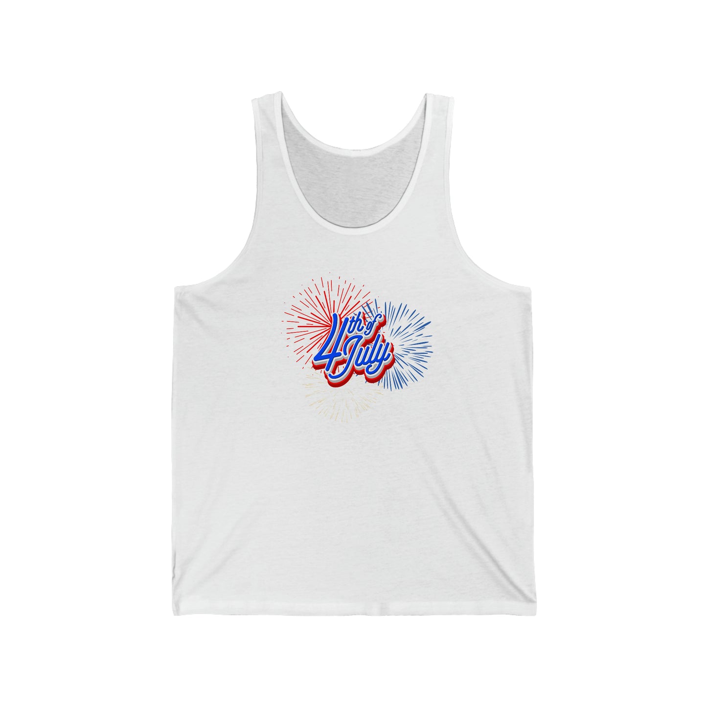 FIREWORKS TANK-Unisex Jersey Tank