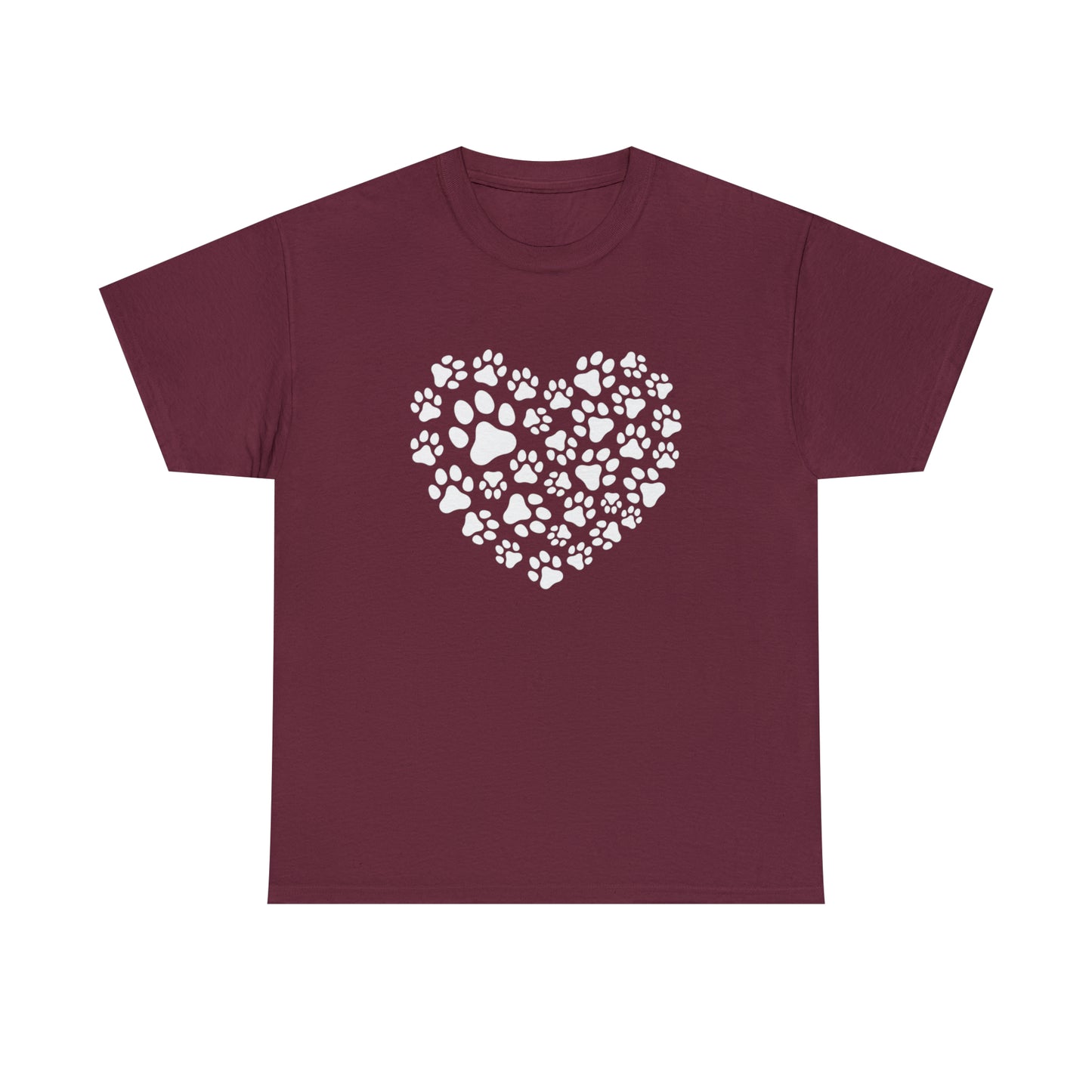 HEART OF PAWS-Unisex Heavy Cotton Tee