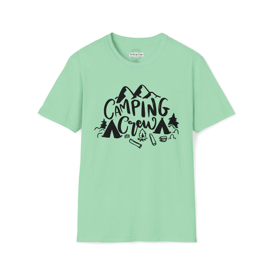 CAMPING CREW TEE-Unisex Softstyle T-Shirt