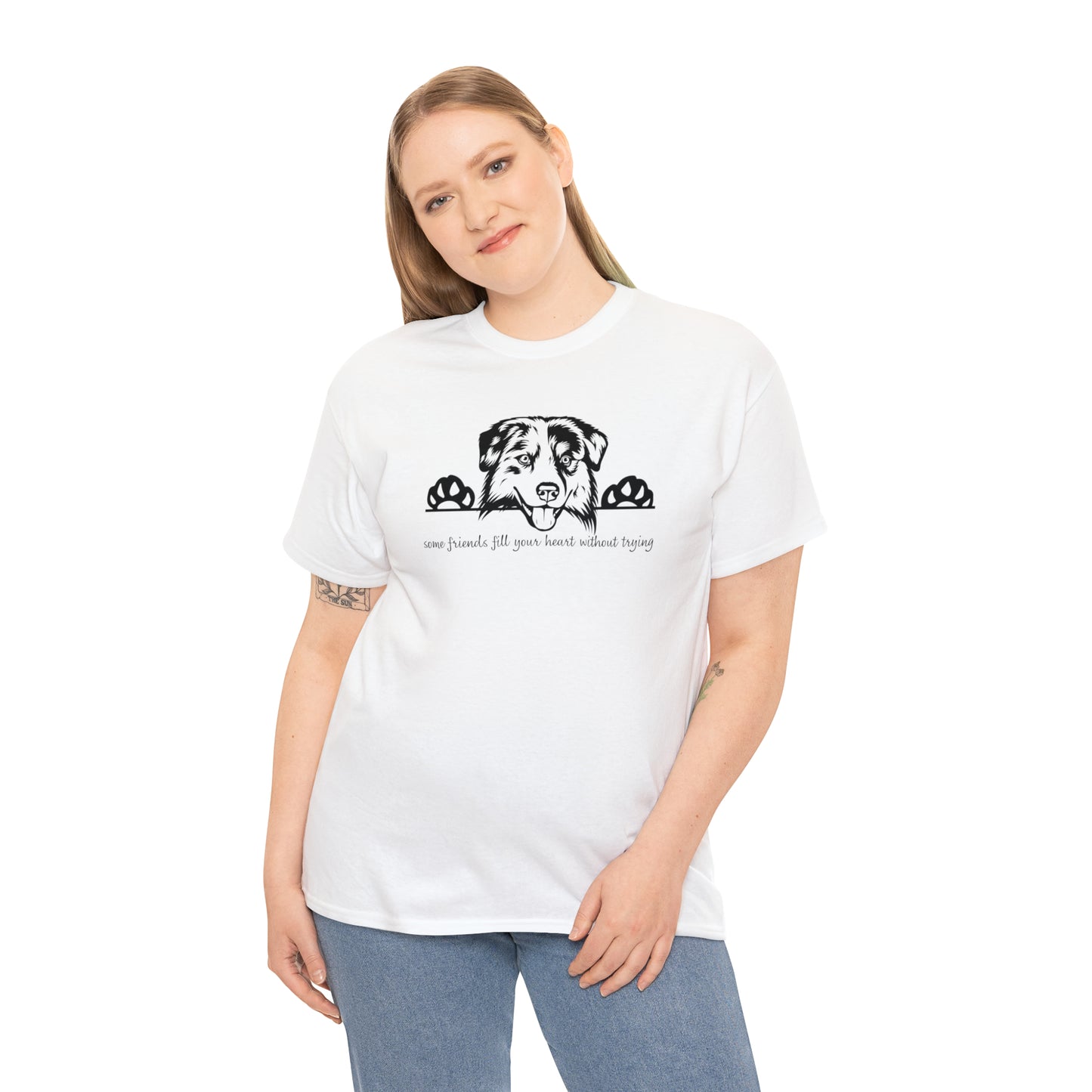 AUSSIE FRIENDS TEE--Unisex Heavy Cotton Tee