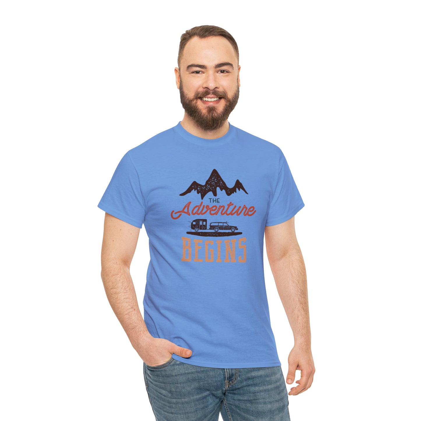 ADVENTURE TEE-Unisex Heavy Cotton Tee