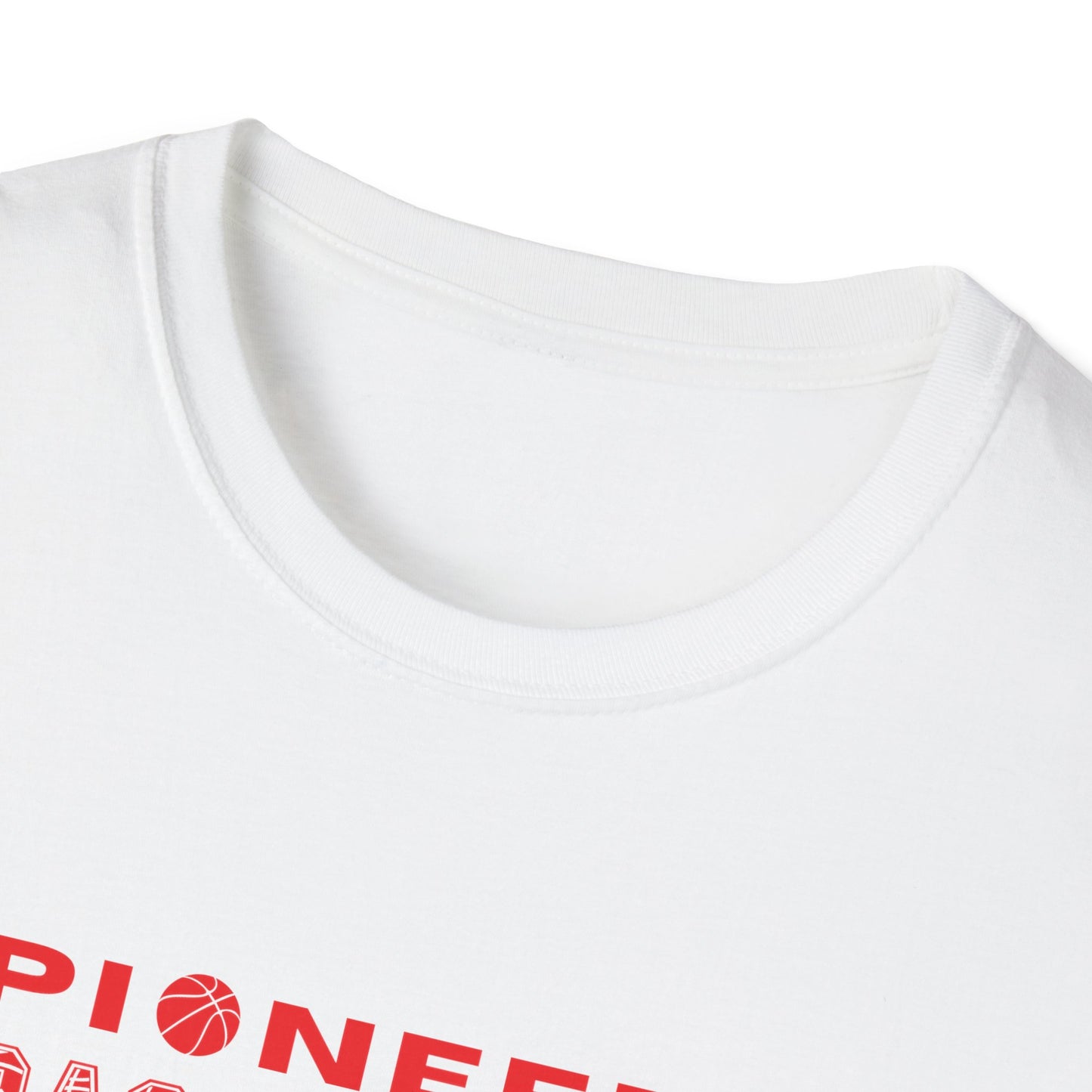 PIONEERS BASKETBALL TEXT TEE-Unisex Softstyle T-Shirt