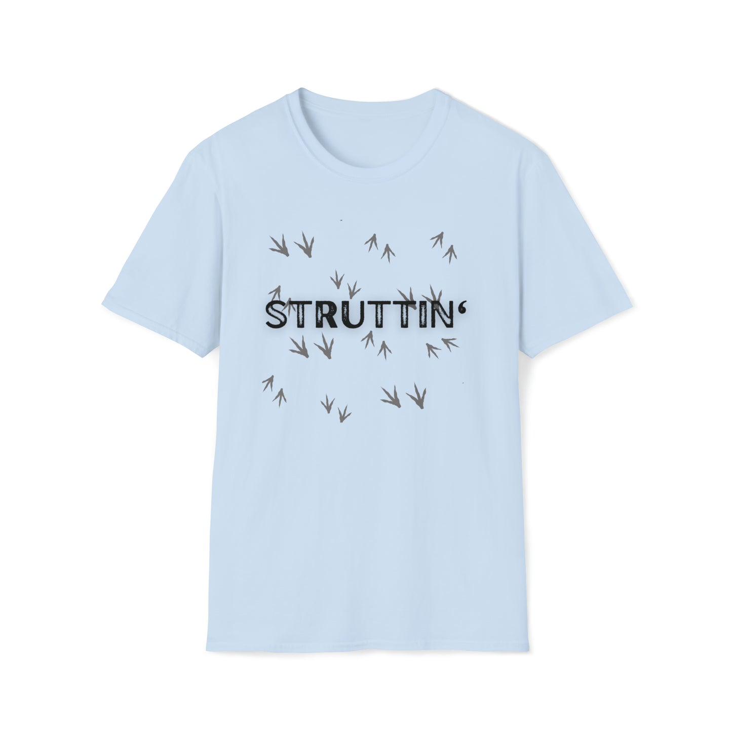 TURKEY "STRUTTIN" TEE-Unisex Softstyle T-Shirt