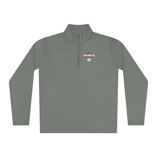 OKANOGAN BASKETBALL Quarter-Zip Pullover