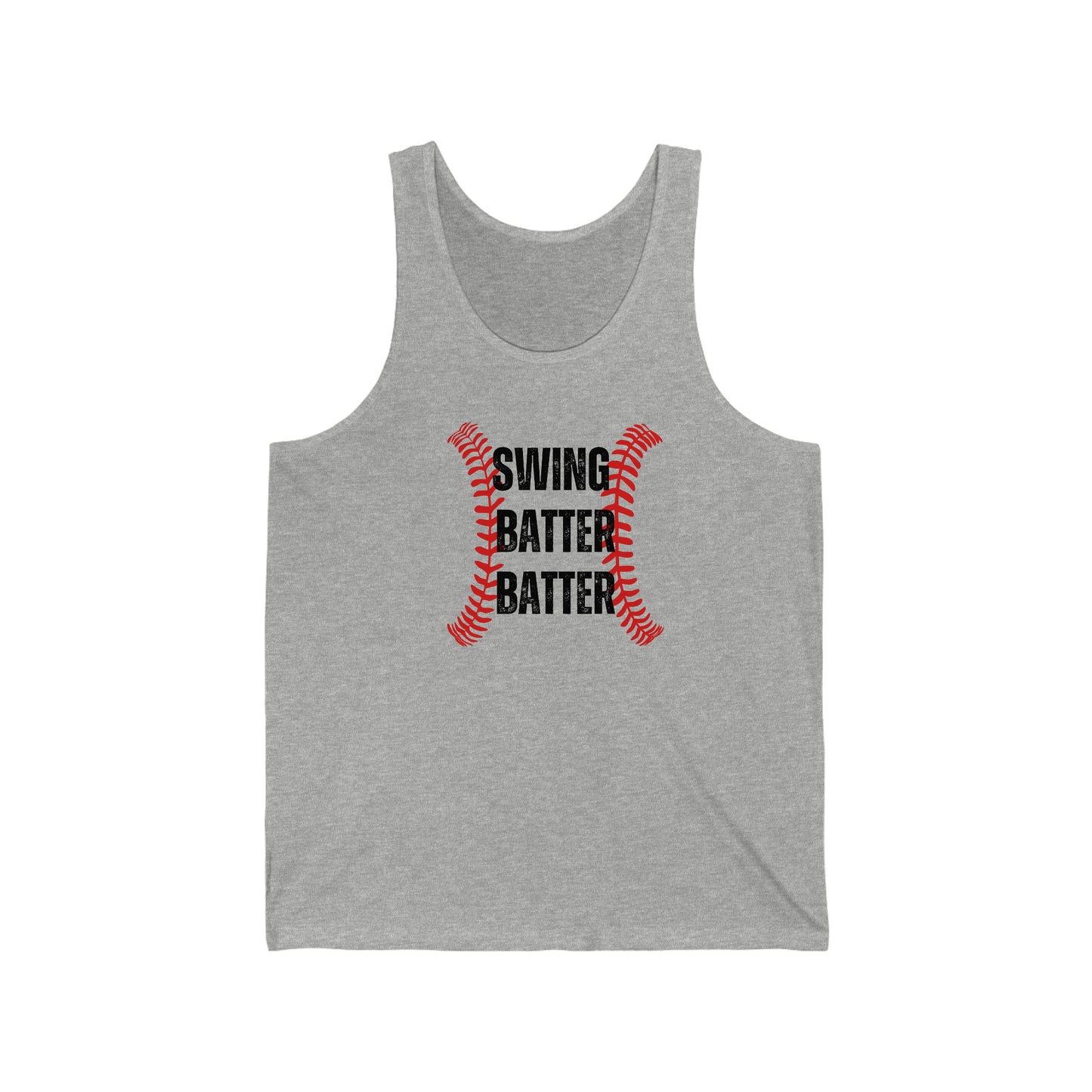 SWING BATTER TANK-Unisex Jersey Tank