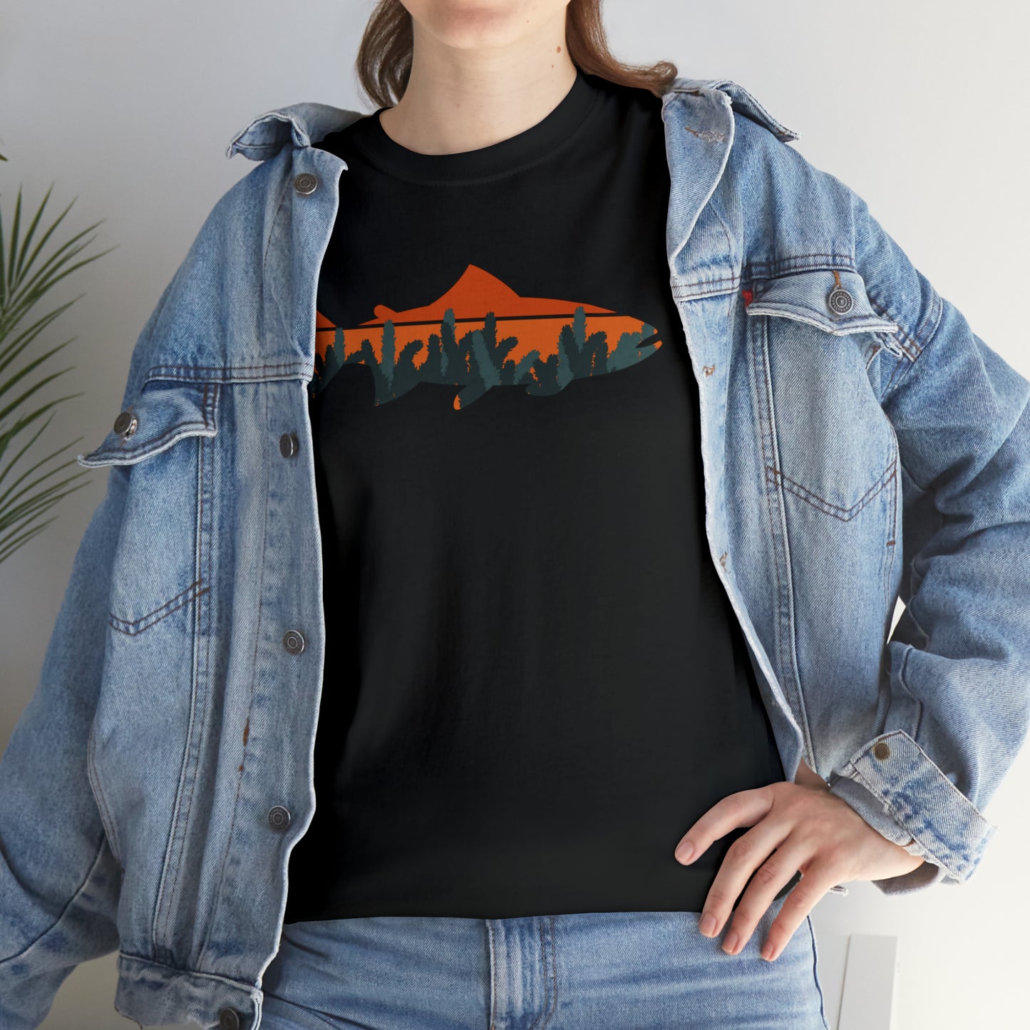 TROUT TEE-Unisex Heavy Cotton Tee