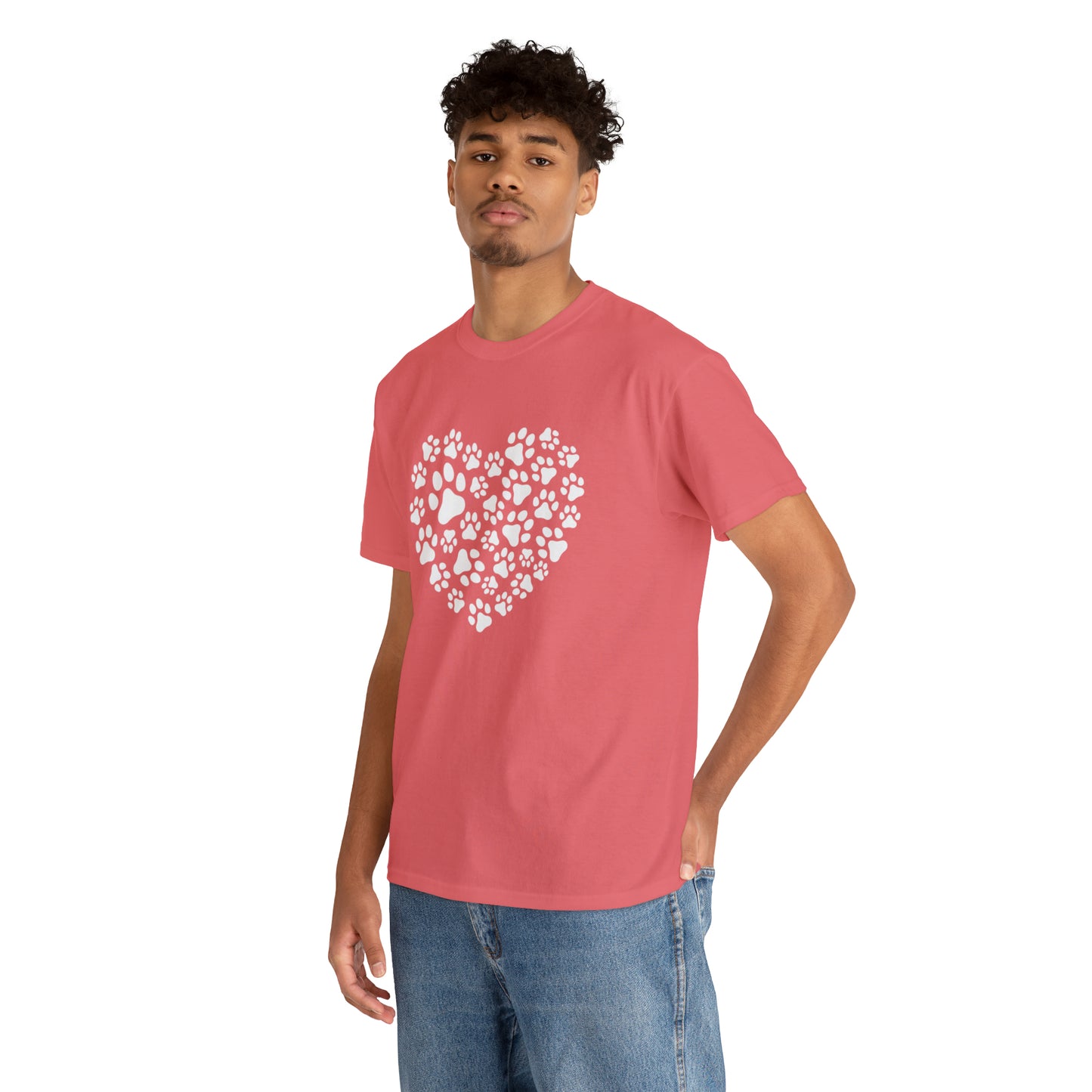 HEART OF PAWS-Unisex Heavy Cotton Tee