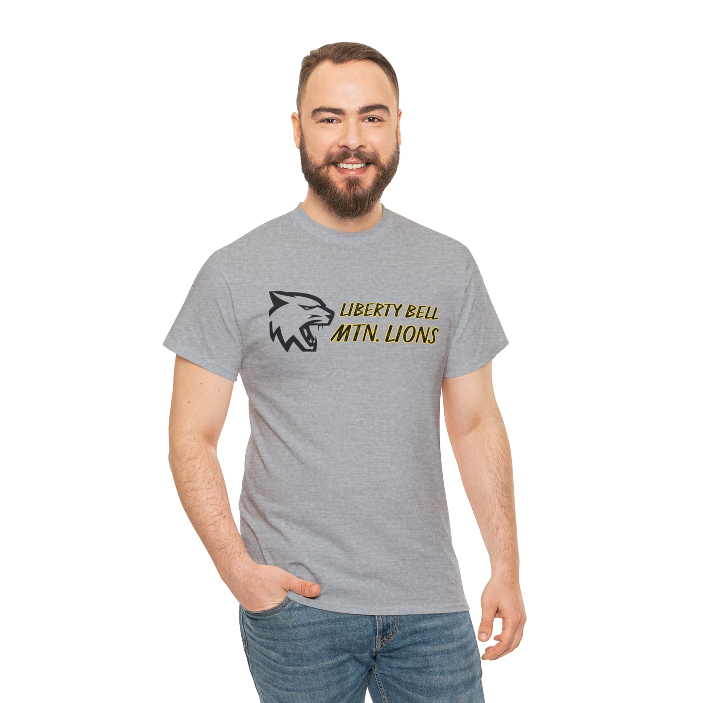 LIBERTY BELL MTN. LIONS-Unisex Heavy Cotton Tee