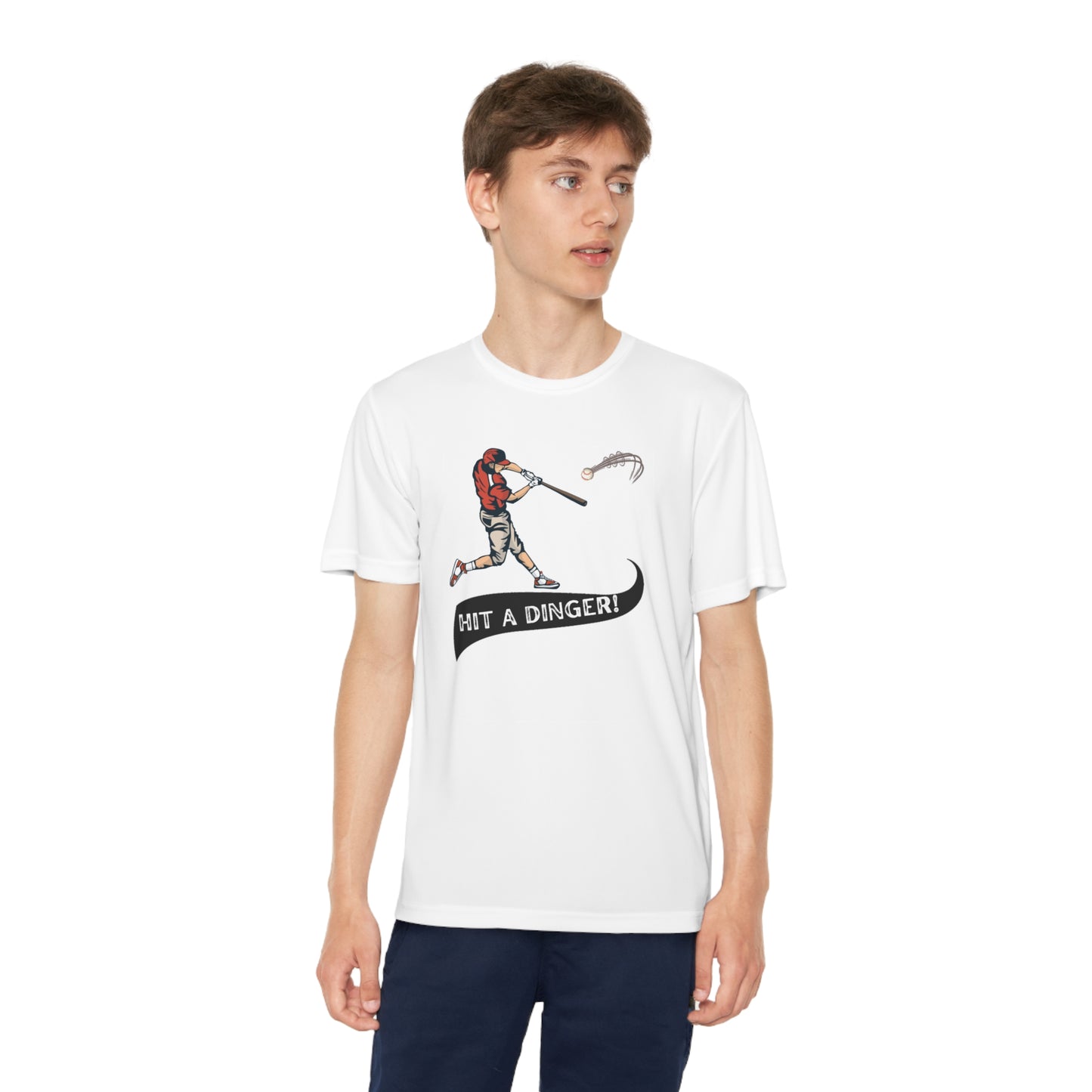 HIT A DINGER TEE--Youth Competitor Tee