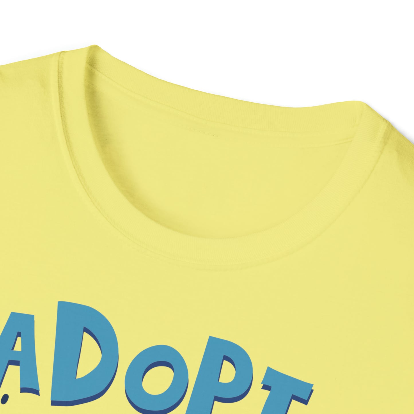 ADOPT DONT SHOP TEE-ALL PROCEEDS DONATED TO ANIMAL RESCUE!