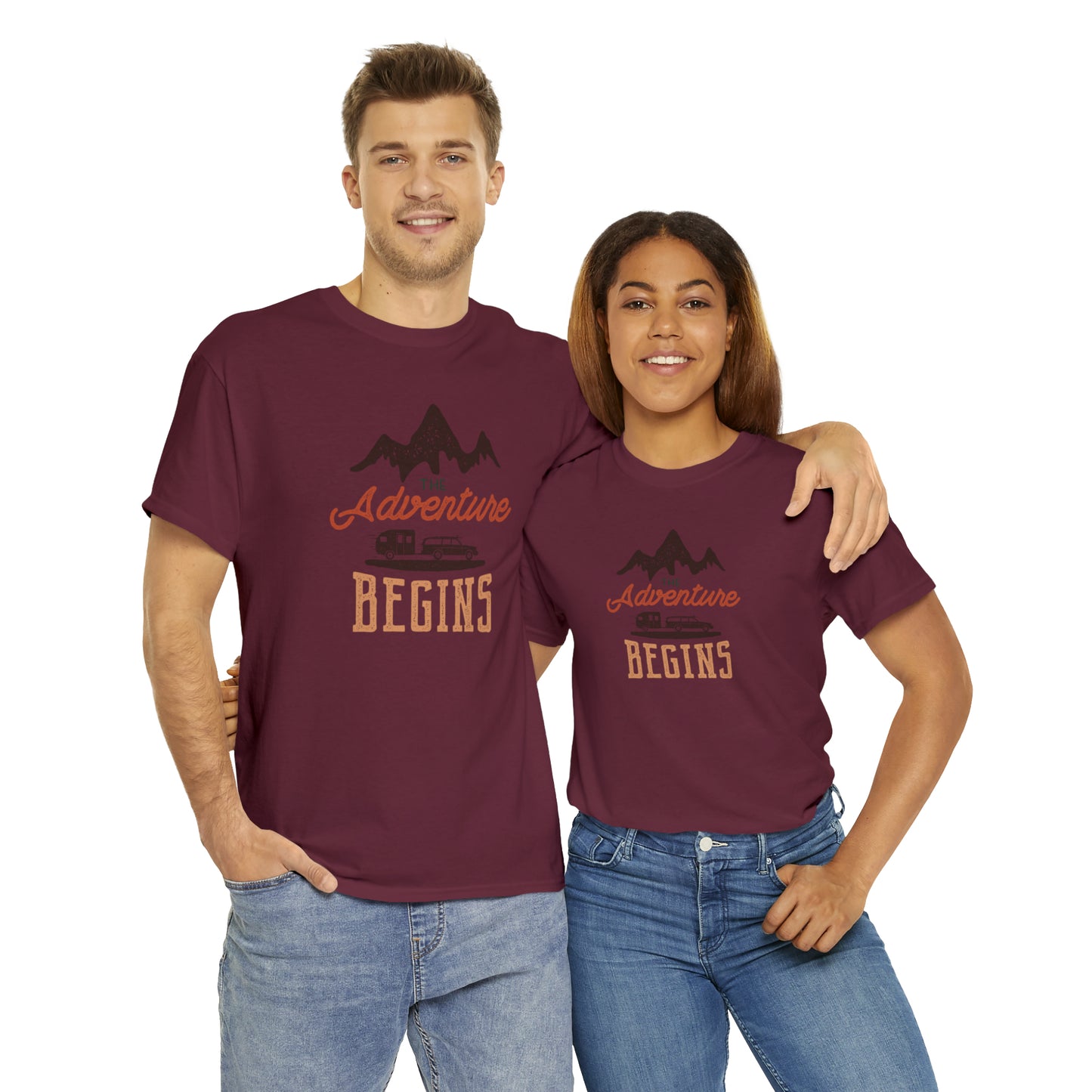 ADVENTURE TEE-Unisex Heavy Cotton Tee