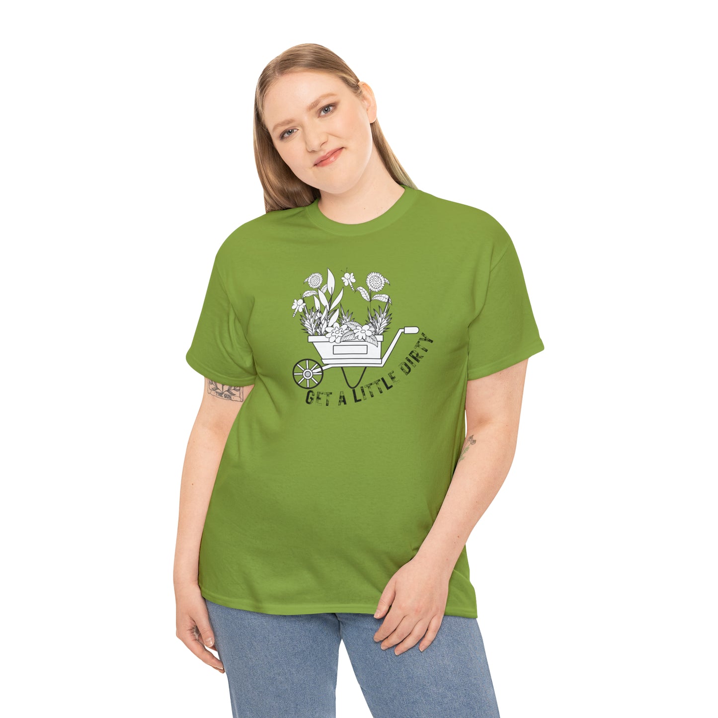 GARDEN GET DIRTY TEE-Unisex Heavy Cotton Tee