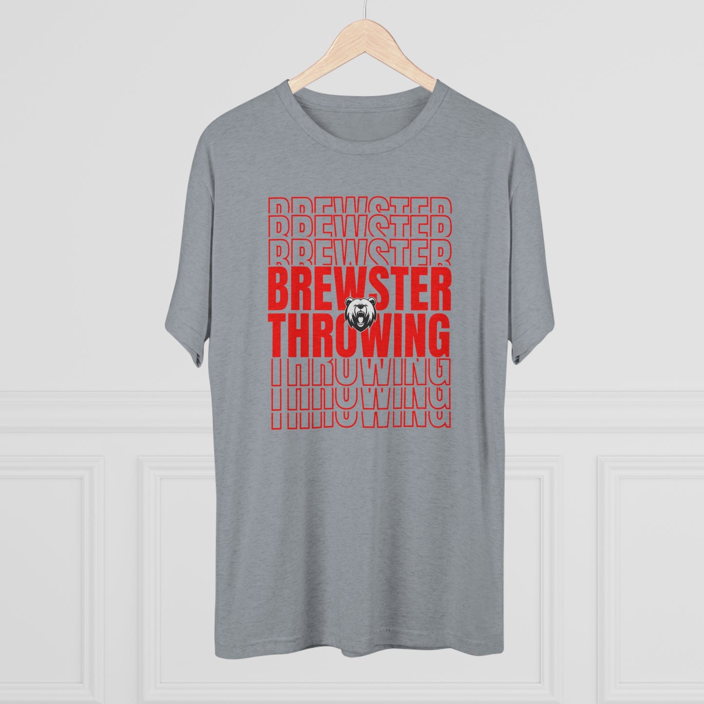 Brewster Throwing-CG4- Unisex Tri-Blend Crew Tee