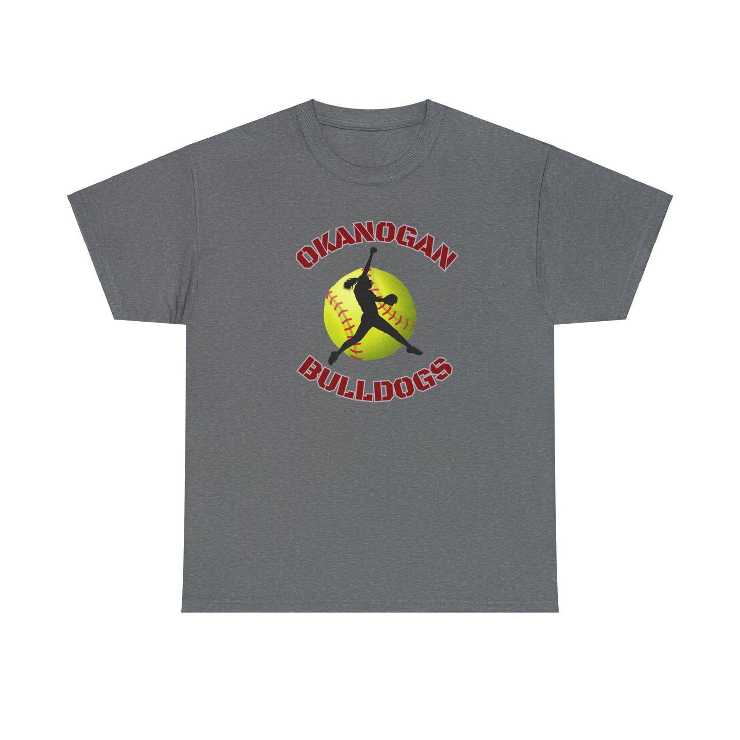 OK SOFTBALL PITCHER-Unisex Heavy Cotton Tee