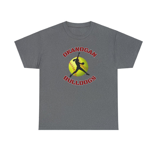 OK SOFTBALL PITCHER-Unisex Heavy Cotton Tee