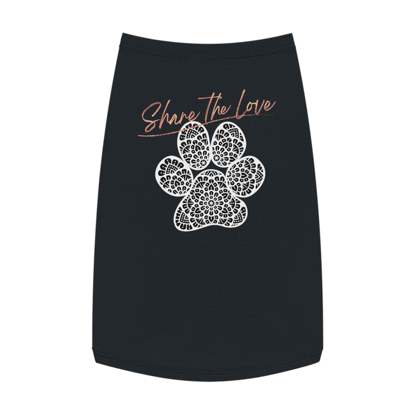 SHARE THE LOVE-PAW-Pet Tank Top