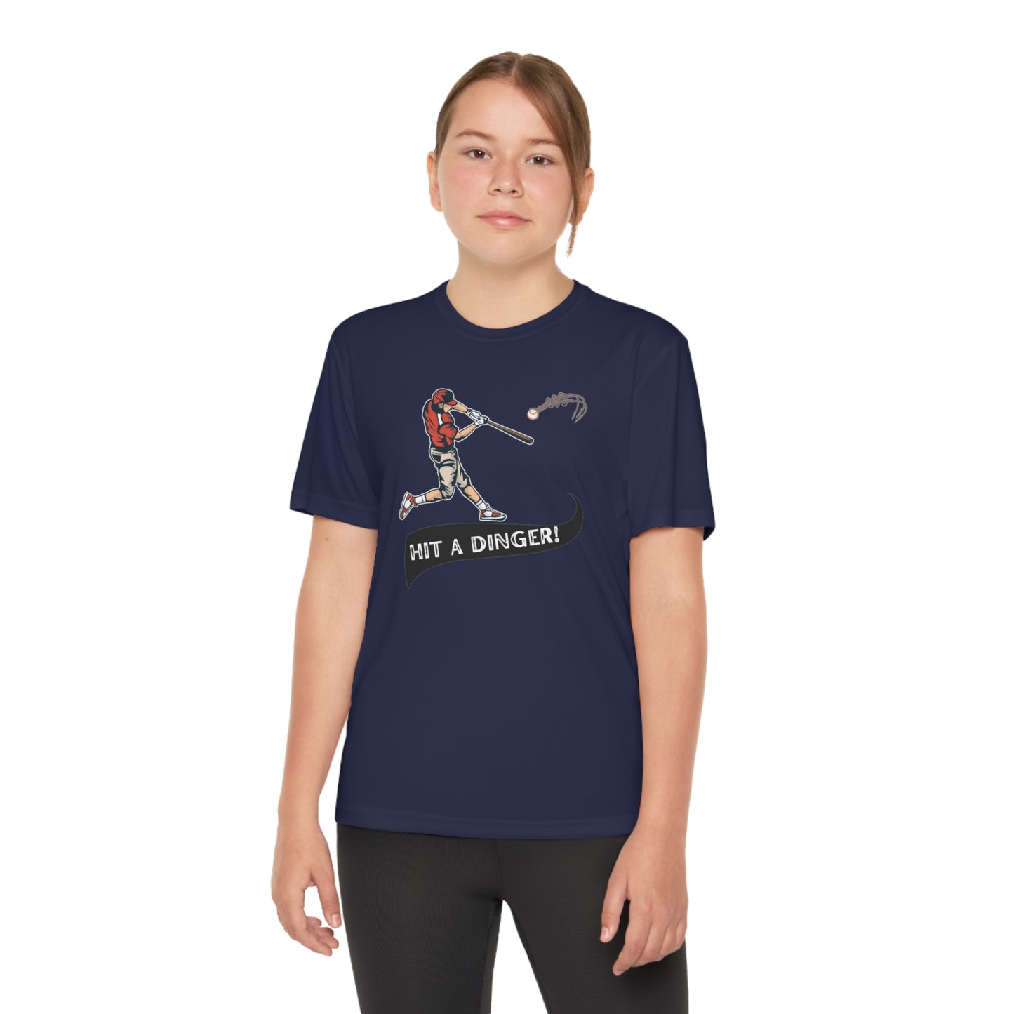 HIT A DINGER TEE--Youth Competitor Tee