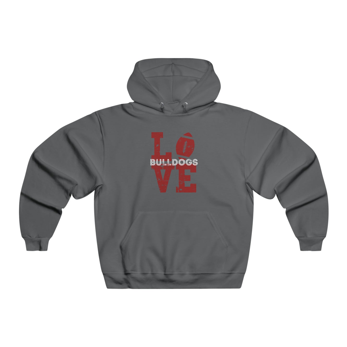 BULLDOGS LOVE HOODIE-Men's NUBLEND® Hooded Sweatshirt