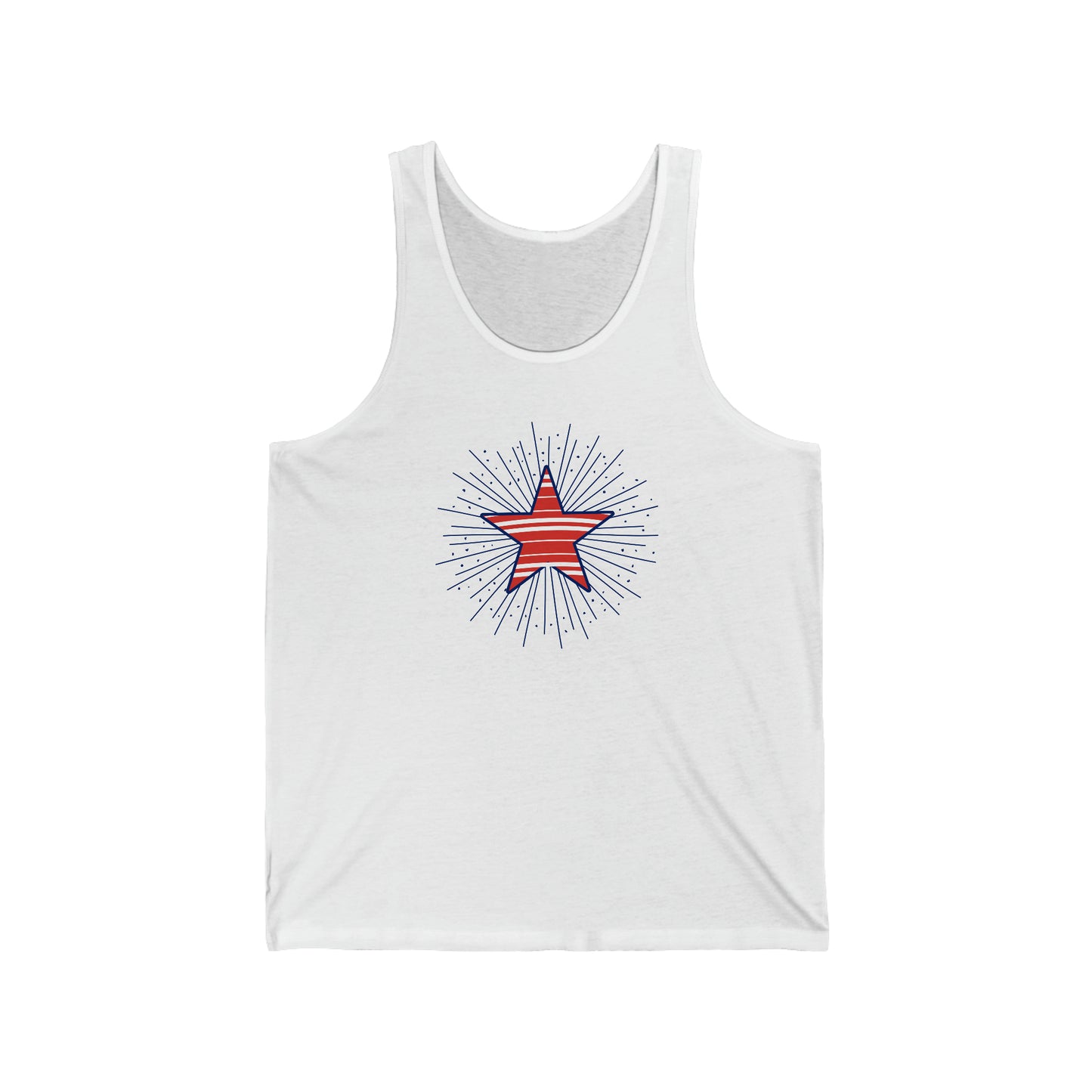 STAR TANK-Unisex Jersey Tank