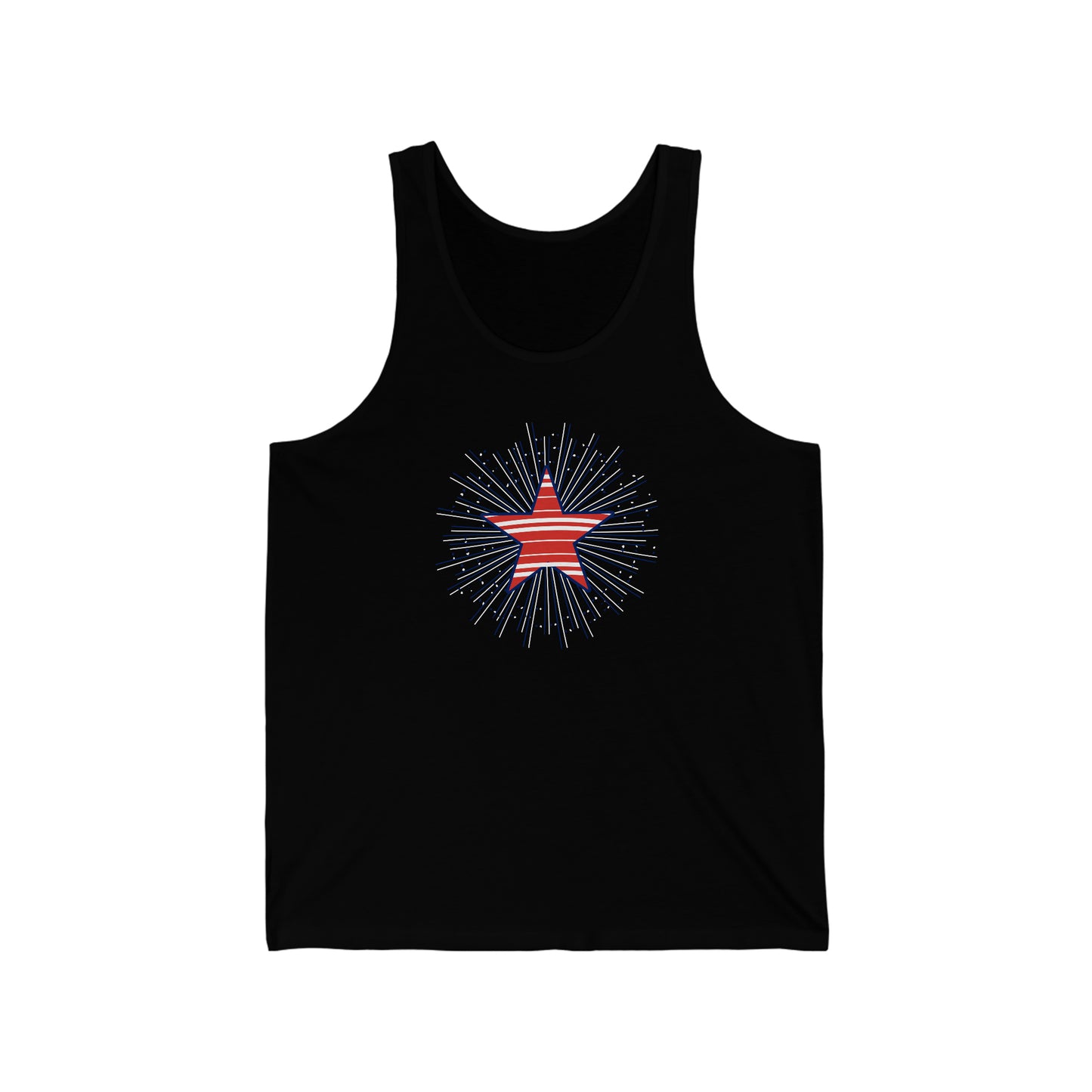 STAR TANK-Unisex Jersey Tank