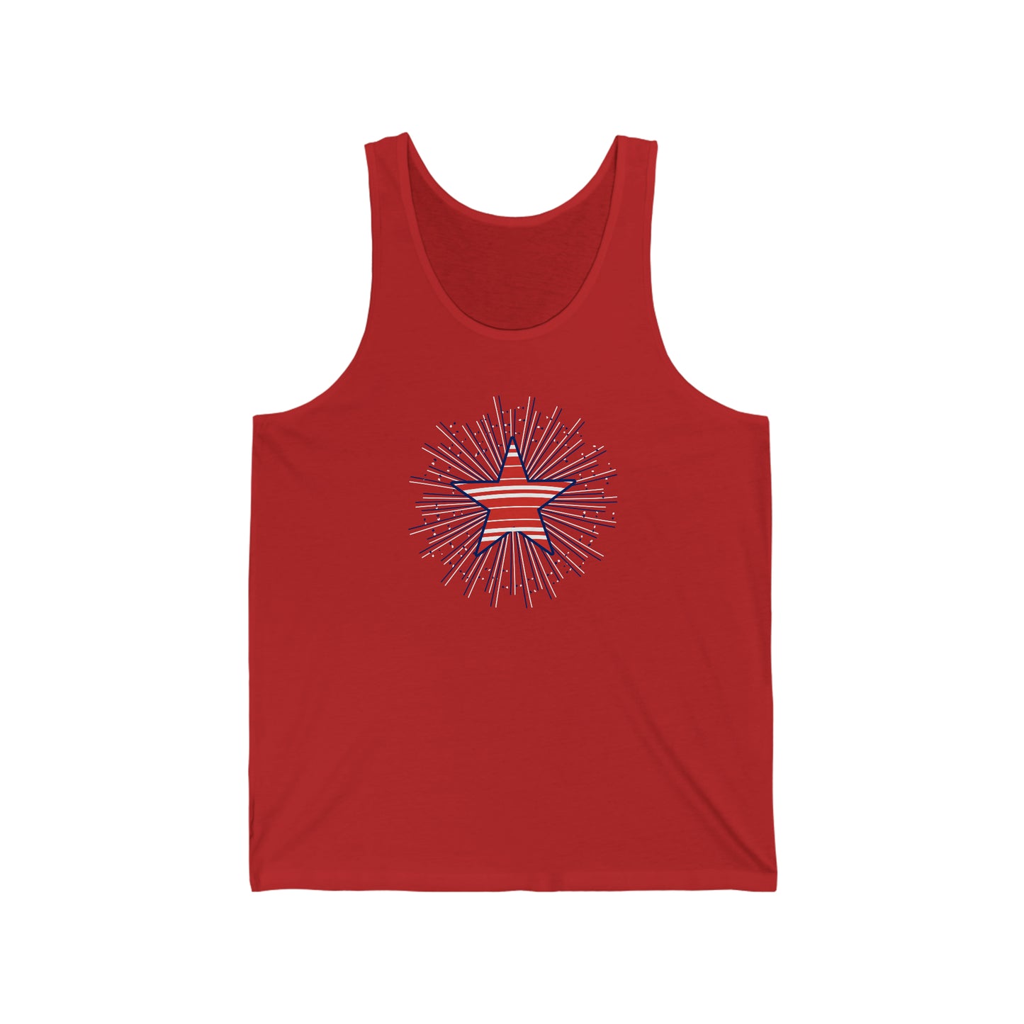 STAR TANK-Unisex Jersey Tank