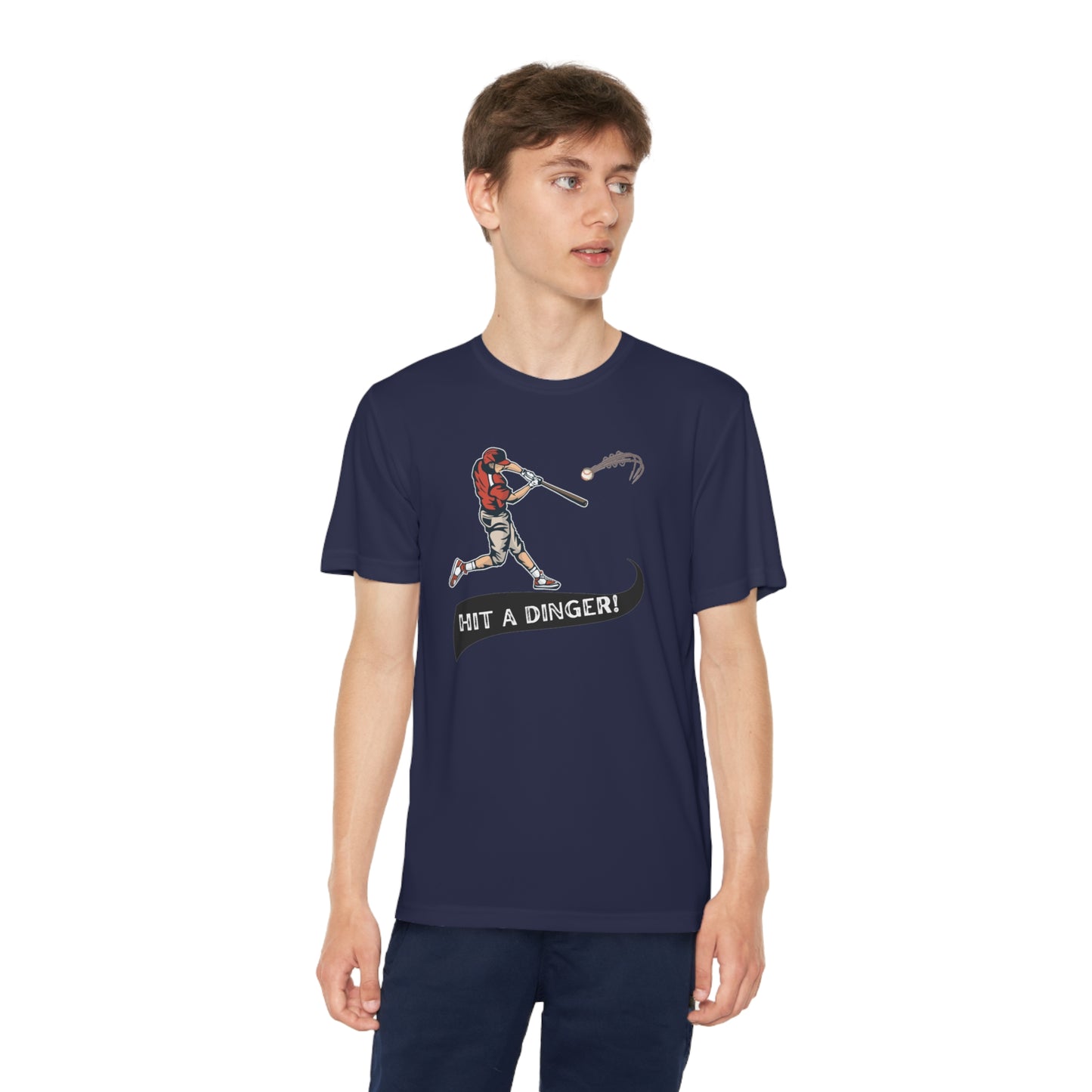 HIT A DINGER TEE--Youth Competitor Tee