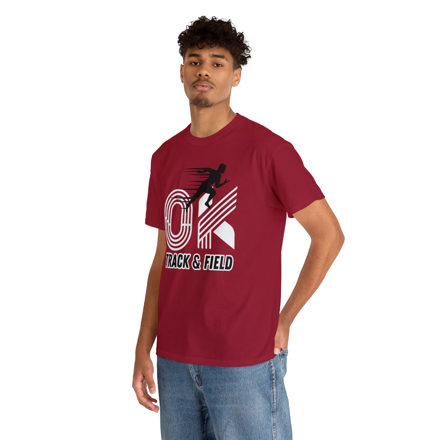 OK TRACK & FIELD TEE-Unisex Heavy Cotton Tee