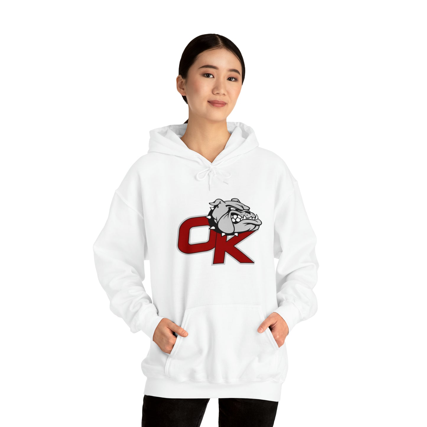 OK BULLDOGS-Unisex Heavy Blend™ Hooded Sweatshirt