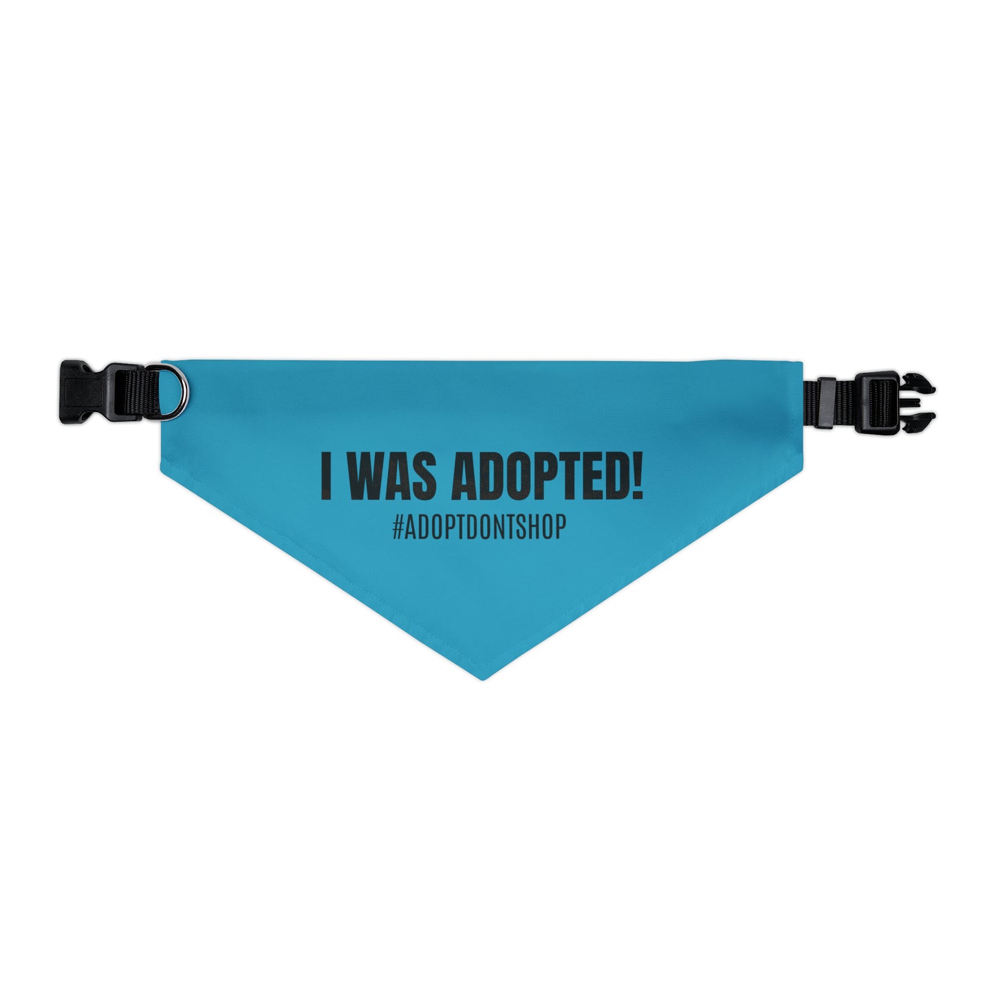 I WAS ADOPTED! Pet Bandana Collar