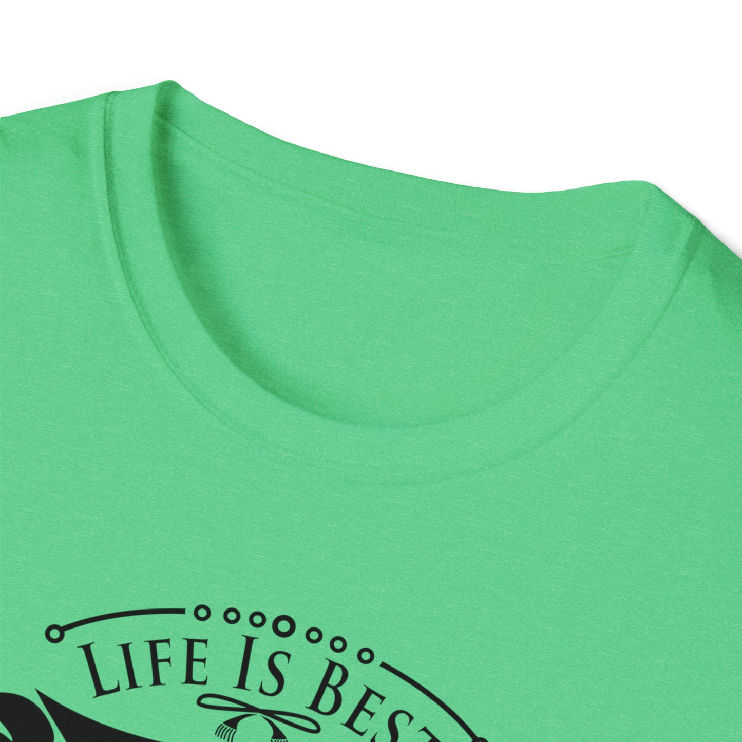 LIFE IS BEST CAMPING TEE-Unisex Softstyle T-Shirt