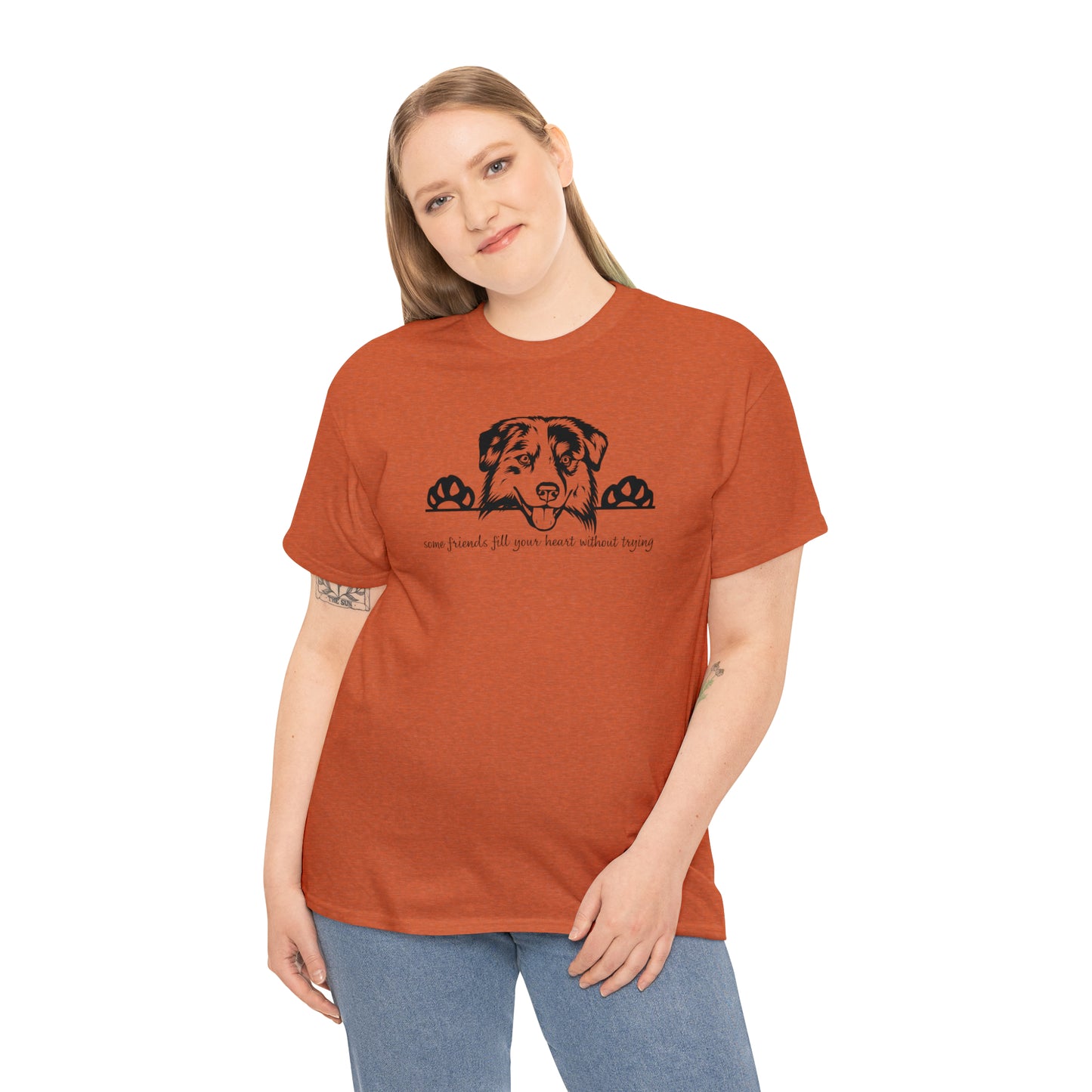 AUSSIE FRIENDS TEE--Unisex Heavy Cotton Tee