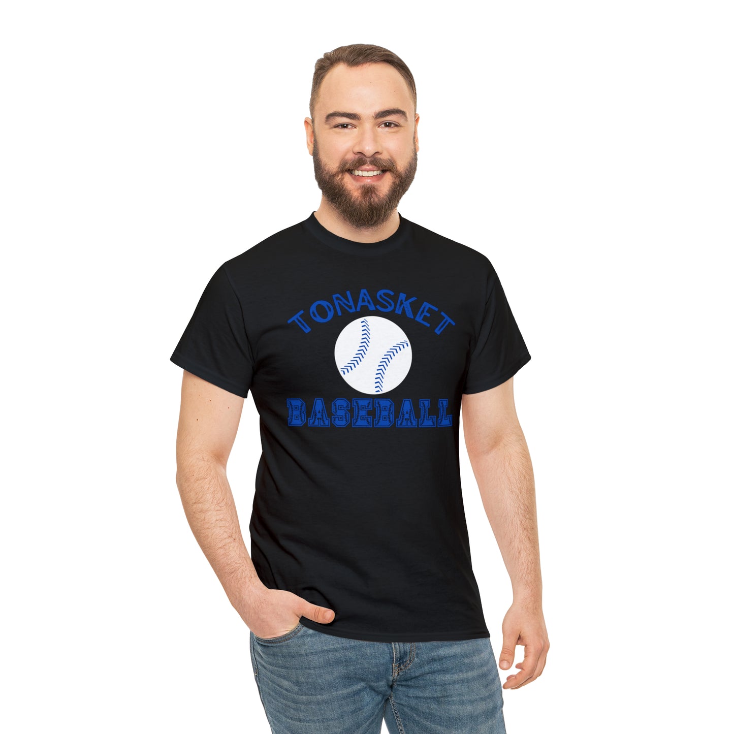 TONASKET BASEBALL-Unisex Heavy Cotton Tee