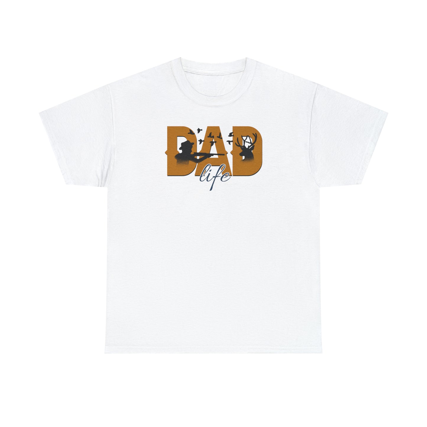 DAD LIFE HUNTING TEE-Unisex Heavy Cotton Tee