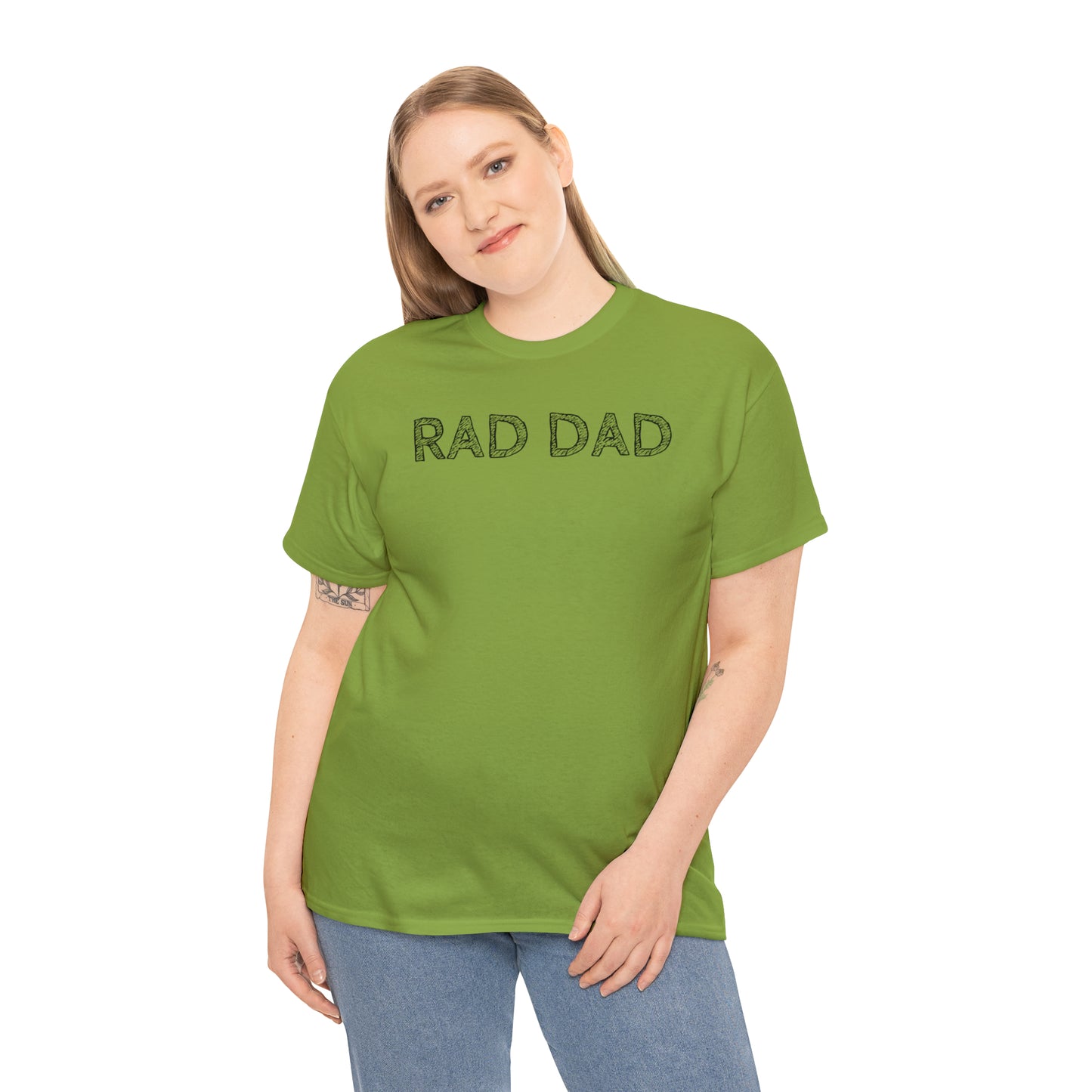 RAD DAD TEE-Unisex Heavy Cotton Tee