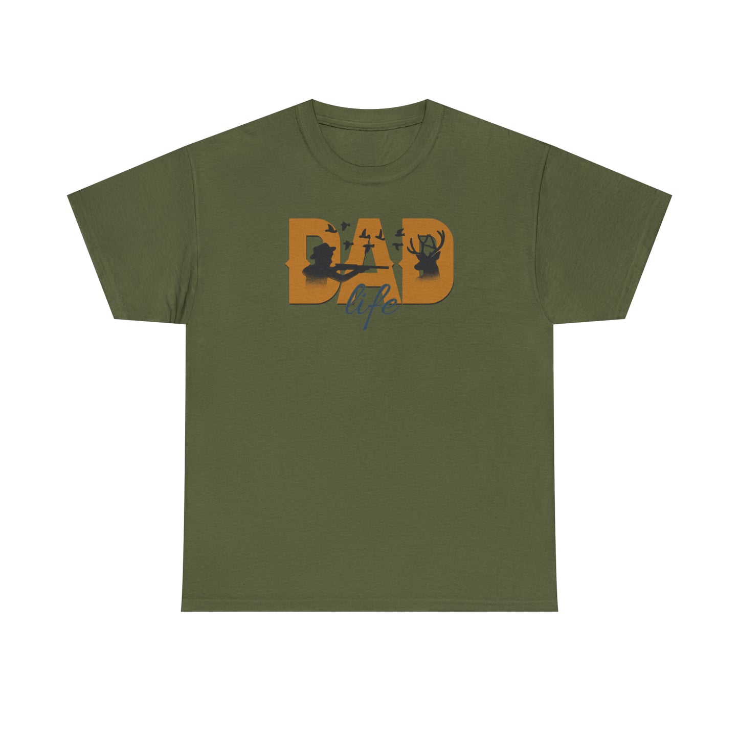 DAD LIFE HUNTING TEE-Unisex Heavy Cotton Tee