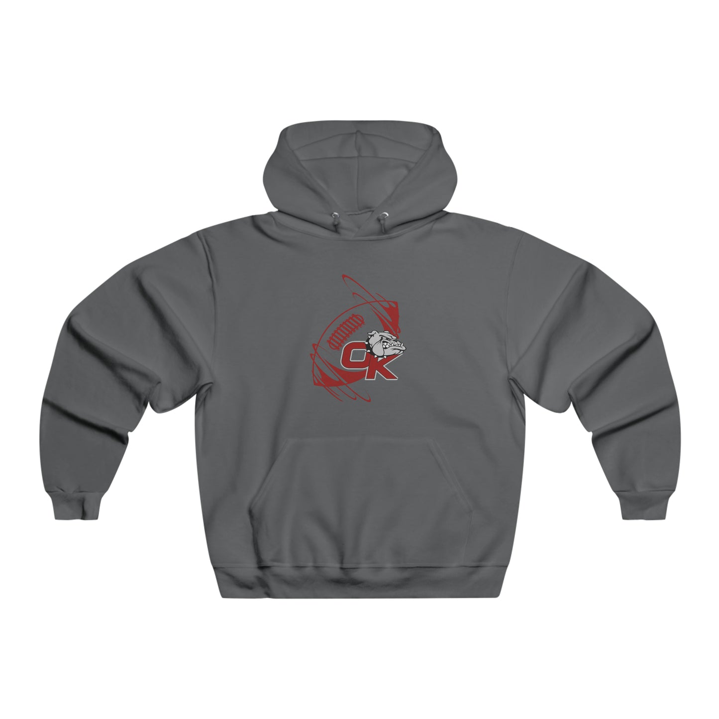 OKANOGAN FOOTBALL HOODIE-Men's NUBLEND® Hooded Sweatshirt