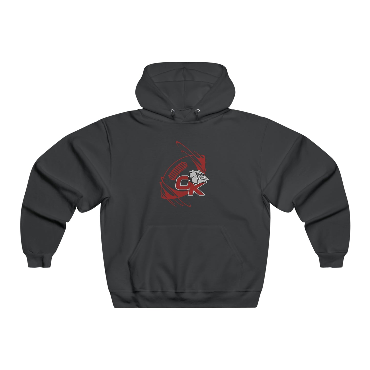 OKANOGAN FOOTBALL HOODIE-Men's NUBLEND® Hooded Sweatshirt