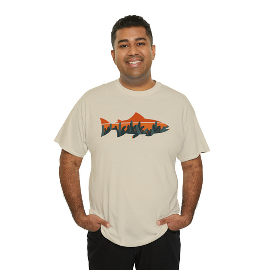 TROUT TEE-Unisex Heavy Cotton Tee