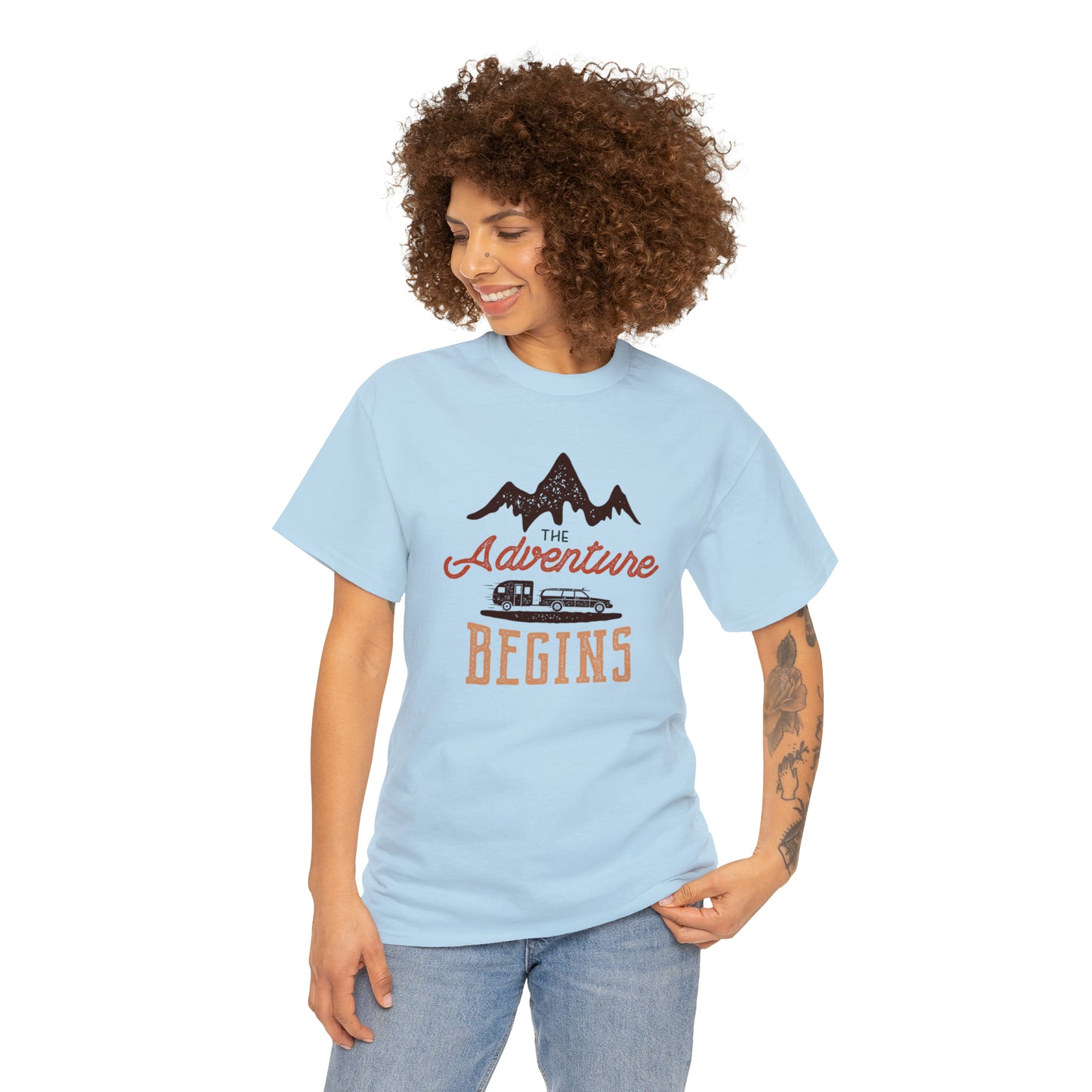 ADVENTURE TEE-Unisex Heavy Cotton Tee