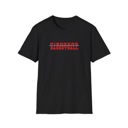 PIONEERS BASKETBALL TEXT TEE-Unisex Softstyle T-Shirt