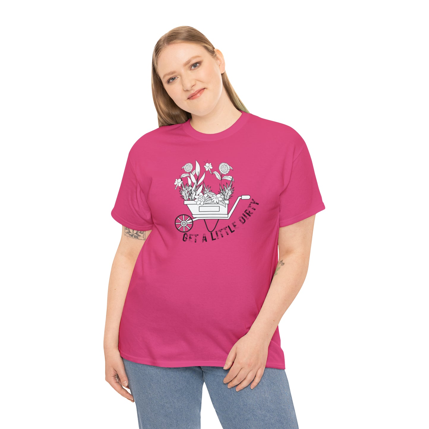 GARDEN GET DIRTY TEE-Unisex Heavy Cotton Tee