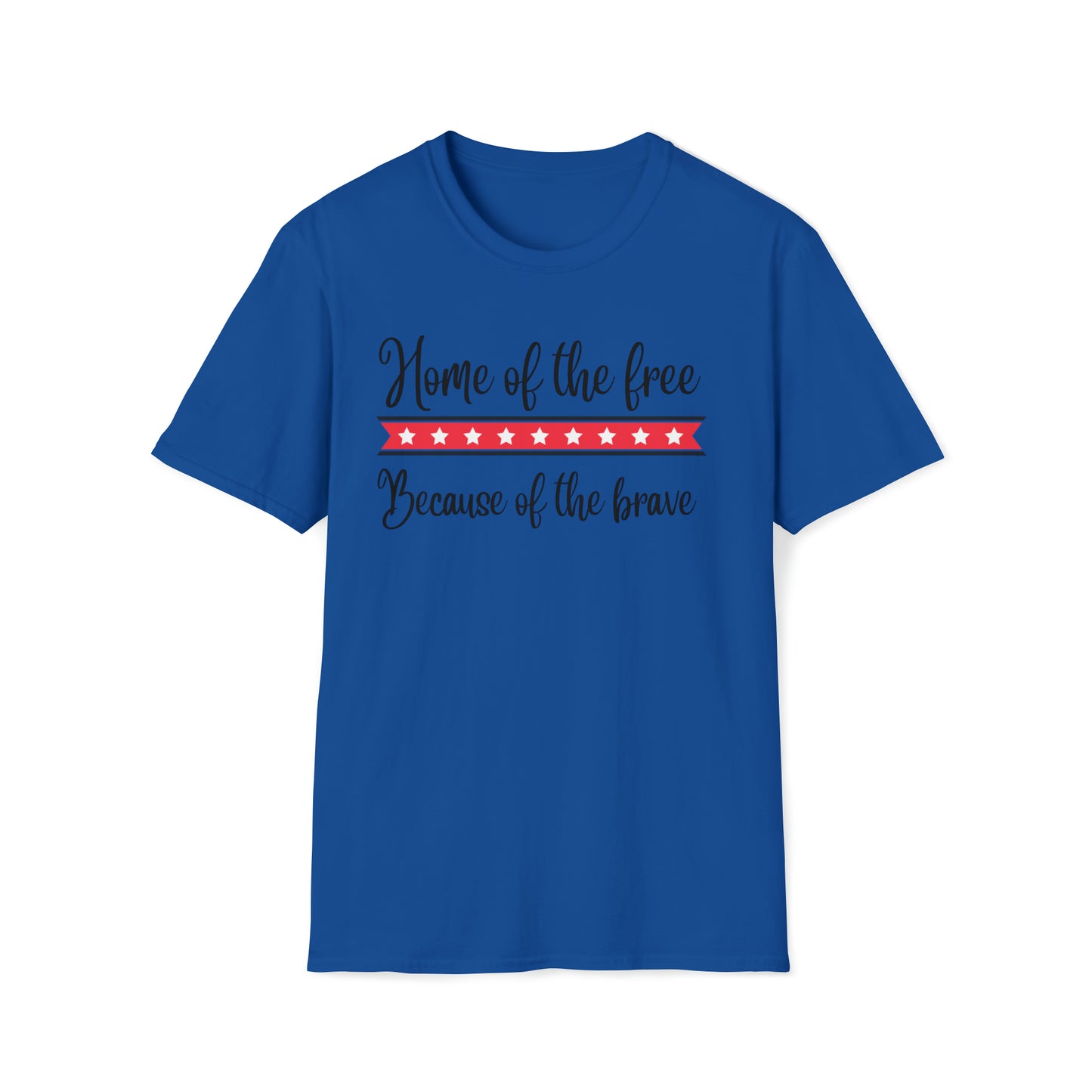 HOME OF THE FREE-Unisex Softstyle T-Shirt