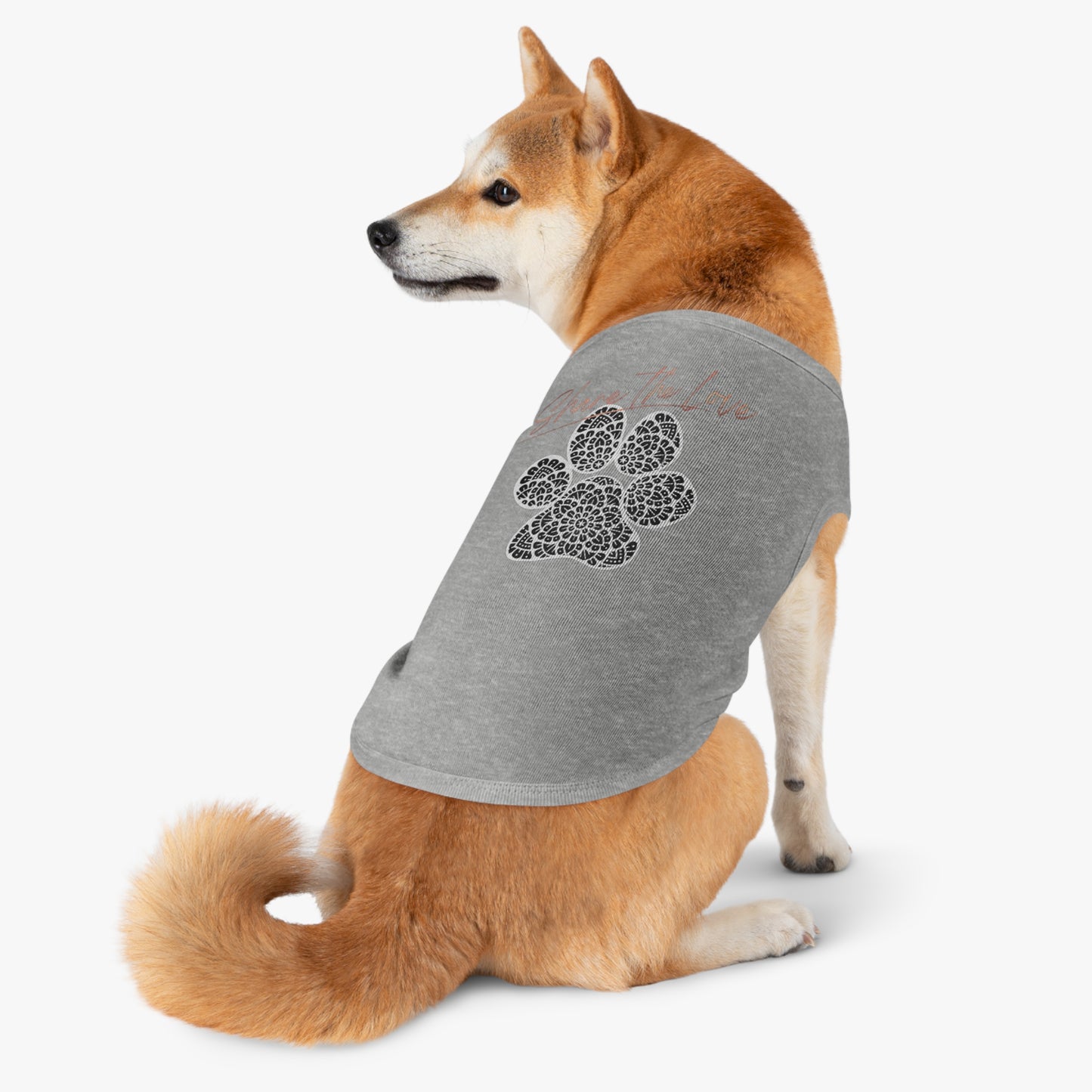 SHARE THE LOVE-PAW-Pet Tank Top