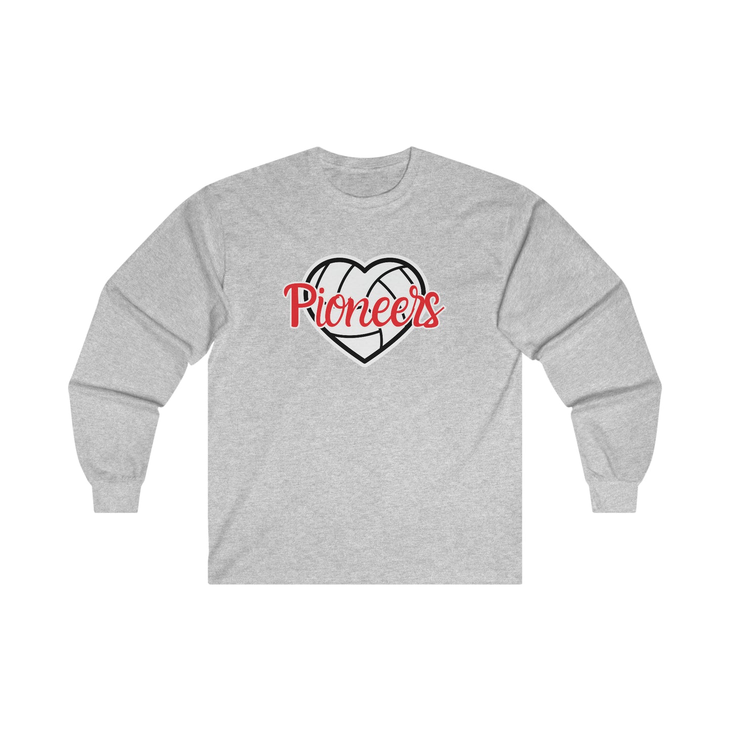 HEART PIONEERS VOLLEYBALL-Ultra Cotton Long Sleeve Tee